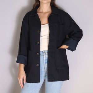Rhythm Navy Blue Chore Coat - Small